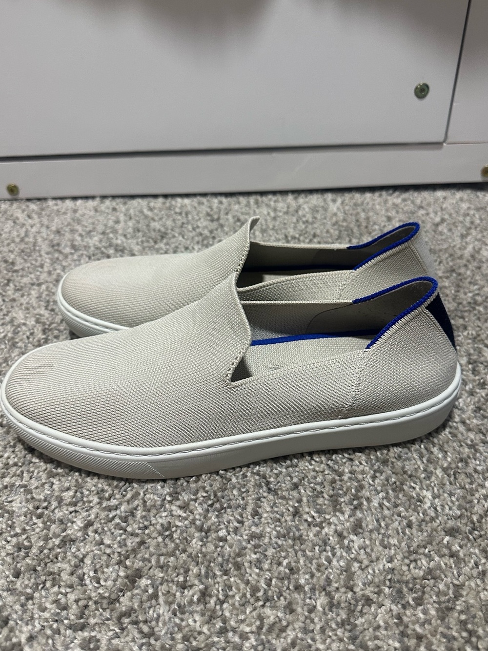 Rothy’s The Original Slip On Sneaker - Light Gray - Size 7.5